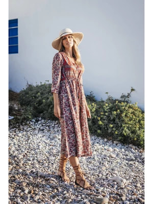 Zdjęcie produktu Isla Bonita by SIGRIS Sukienka w kolorze biało-czerwonym ze wzorem rozmiar: S