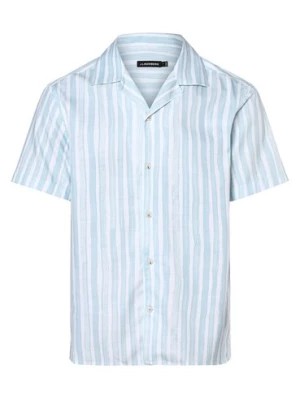 Zdjęcie produktu J.Lindeberg Koszula męska Mężczyźni Regular Fit Bawełna niebieski w paski,