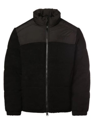 Zdjęcie produktu Jack & Jones Męska kurtka pikowana - JORCozy Mężczyźni Sztuczne włókno czarny jednolity,
