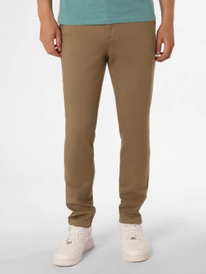 Zdjęcie produktu Jack & Jones Spodnie Mężczyźni Bawełna brązowy jednolity,