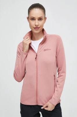Zdjęcie produktu Jack Wolfskin bluza sportowa Kolbenberg kolor różowy gładka