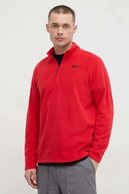 Zdjęcie produktu Jack Wolfskin bluza sportowa Taunus kolor czerwony gładka 1709522