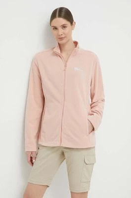 Zdjęcie produktu Jack Wolfskin bluza sportowa Taunus kolor różowy gładka 1711391