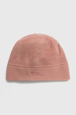 Zdjęcie produktu Jack Wolfskin czapka kolor różowy z cienkiej dzianiny 1909852