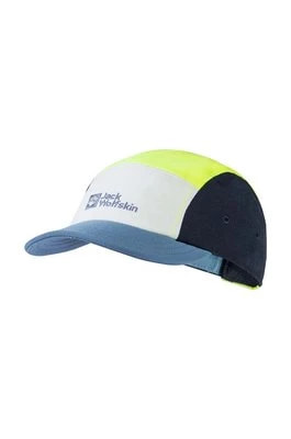 Zdjęcie produktu Jack Wolfskin czapka z daszkiem dziecięca WIVID kolor niebieski z aplikacją