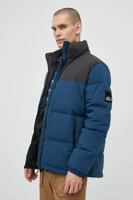 Zdjęcie produktu Jack Wolfskin kurtka puchowa męska kolor niebieski zimowa