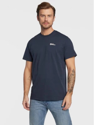 Zdjęcie produktu Jack Wolfskin T-Shirt Essential 1808382 Granatowy Regular Fit