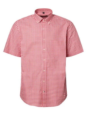 Zdjęcie produktu James Koszula męska Mężczyźni Regular Fit Bawełna czerwony|biały w kratkę,