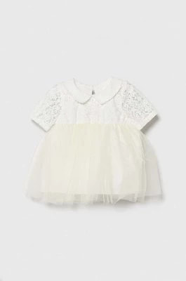 Zdjęcie produktu Jamiks sukienka niemowlęca kolor beżowy mini rozkloszowana