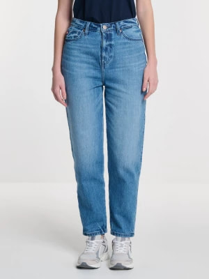 Zdjęcie produktu Jeansy damskie mom jeans z kolekcji Authentic niebieskie Silla 363 BIG STAR
