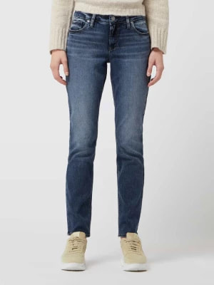 Zdjęcie produktu Jeansy o kroju curvy fit z dodatkiem streczu model ‘Elyse’ Silver Jeans