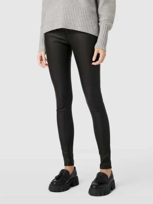 Zdjęcie produktu Jeansy o kroju skinny fit z imitacji skóry model ‘SEVEN’ Vero Moda