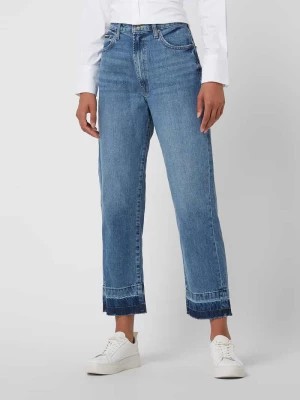 Zdjęcie produktu Jeansy z wysokim stanem o kroju straight fit z bawełny model ‘Kent’ DKNY Jeans