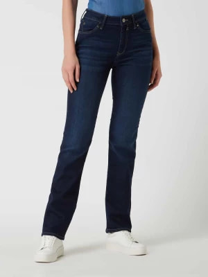Zdjęcie produktu Jeansy z wysokim stanem o kroju straight fit z dodatkiem streczu model ‘Kendra’ Mavi Jeans