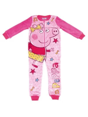Zdjęcie produktu Jednoczęściowa różowa piżama dziewczęce Peppa Pig