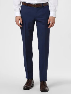 Zdjęcie produktu JOOP! Męskie spodnie od garnituru modułowego Mężczyźni Slim Fit wełna ze strzyży niebieski jednolity,