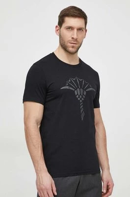 Zdjęcie produktu Joop! t-shirt bawełniany Alerio męski kolor czarny z nadrukiem 3004243210017940