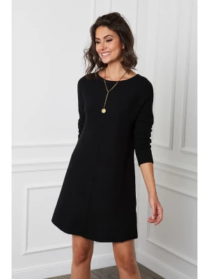 Zdjęcie produktu So Cachemire Sukienka "Aalborg" w kolorze czarnym rozmiar: XL