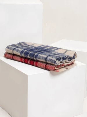 Zdjęcie produktu Josephine & Co Szal w kolorze beżowo-niebieskim - 130 x 50 cm rozmiar: onesize