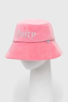 Zdjęcie produktu Juicy Couture kapelusz welurowy kolor różowy