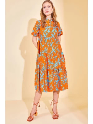 Zdjęcie produktu Jumeon Sukienka w kolorze pomarańczowo-niebieskim rozmiar: S