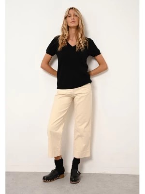 Zdjęcie produktu Just Cashmere Kaszmirowa koszulka "Glams" w kolorze czarnym rozmiar: XL