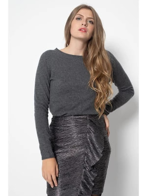 Zdjęcie produktu Just Cashmere Kaszmirowy sweter "Grace" w kolorze antracytowym rozmiar: M