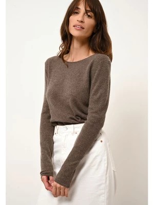 Zdjęcie produktu Just Cashmere Kaszmirowy sweter "Vivian" w kolorze brązowym rozmiar: M