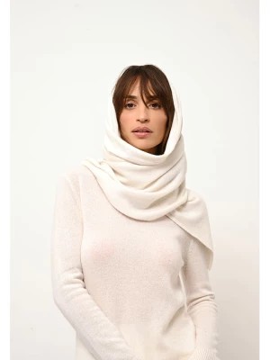 Zdjęcie produktu Just Cashmere Kaszmirowy szal "Spencer" w kolorze białym - 200 x 30 cm rozmiar: onesize