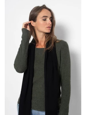 Zdjęcie produktu Just Cashmere Kaszmirowy szal unisex "Spencer" w kolorze czarnym - 200 x 30 cm rozmiar: onesize