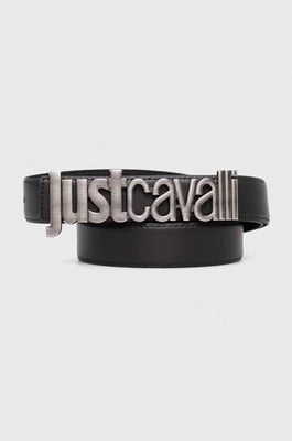Zdjęcie produktu Just Cavalli pasek skórzany męski kolor czarny 76QA6F30 ZP296