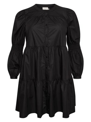 Zdjęcie produktu KAFFE curve Sukienka "Agate" w kolorze czarnym rozmiar: 46