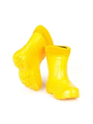 Zdjęcie produktu Kalosze dziecięce ocieplane - żółte Kolmax