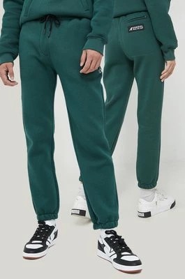 Zdjęcie produktu Kangol spodnie dresowe unisex kolor zielony gładkie