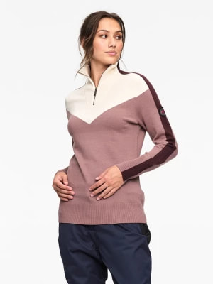Zdjęcie produktu KARI TRAA Sweter "Voss" w kolorze jasnobrązowo-kremowym rozmiar: L