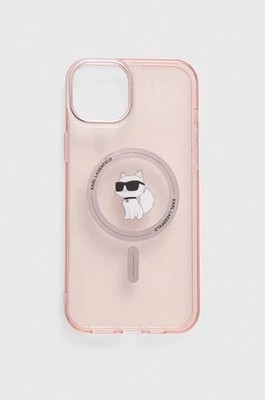 Zdjęcie produktu Karl Lagerfeld etui na telefon iPhone 15 Plus / 14 Plus 6.7" kolor różowy