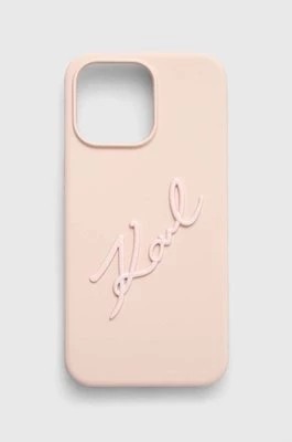 Zdjęcie produktu Karl Lagerfeld etui na telefon iPhone 15 Pro Max 6.7'' kolor różowy