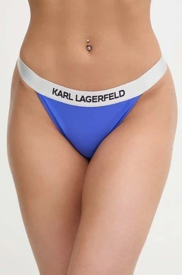 Zdjęcie produktu Karl Lagerfeld figi kąpielowe kolor granatowy