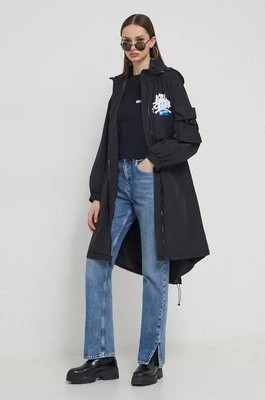 Zdjęcie produktu Karl Lagerfeld Jeans kurtka damska kolor czarny przejściowa
