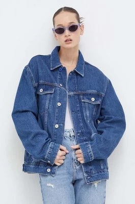 Zdjęcie produktu Karl Lagerfeld Jeans kurtka jeansowa damska kolor niebieski przejściowa oversize