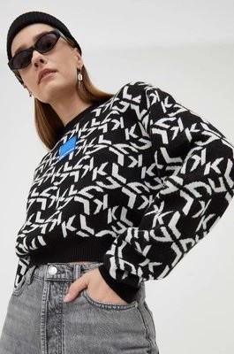 Zdjęcie produktu Karl Lagerfeld Jeans sweter z domieszką wełny damski lekki