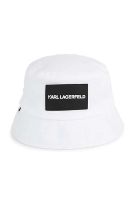 Zdjęcie produktu Karl Lagerfeld kapelusz bawełniany dziecięcy kolor biały bawełniany