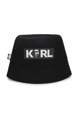 Zdjęcie produktu Karl Lagerfeld kapelusz bawełniany dziecięcy kolor czarny bawełniany