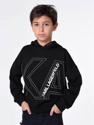 Zdjęcie produktu Karl Lagerfeld Kids Bluza Z25431 M Czarny Regular Fit
