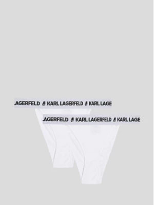 Zdjęcie produktu KARL LAGERFELD Komplet 2 par fig brazylijskich 225W2141 Biały