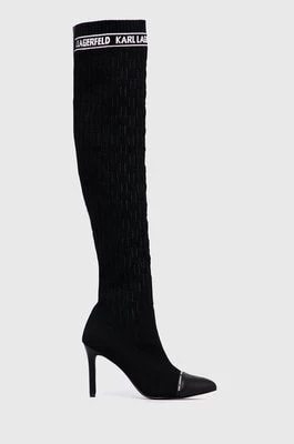 Zdjęcie produktu Karl Lagerfeld - Kozaki KL31691.Black.Knit.Tex