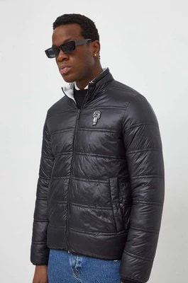 Zdjęcie produktu Karl Lagerfeld kurtka dwustronna męska kolor czarny przejściowa
