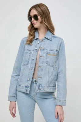 Zdjęcie produktu Karl Lagerfeld kurtka jeansowa damska kolor niebieski przejściowa