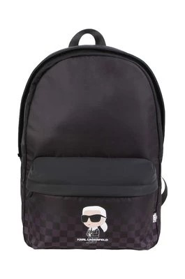Zdjęcie produktu Karl Lagerfeld plecak dziecięcy kolor czarny duży wzorzysty