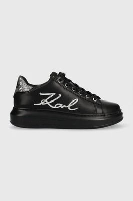 Zdjęcie produktu Karl Lagerfeld sneakersy skórzane KAPRI KL62510A kolor czarny